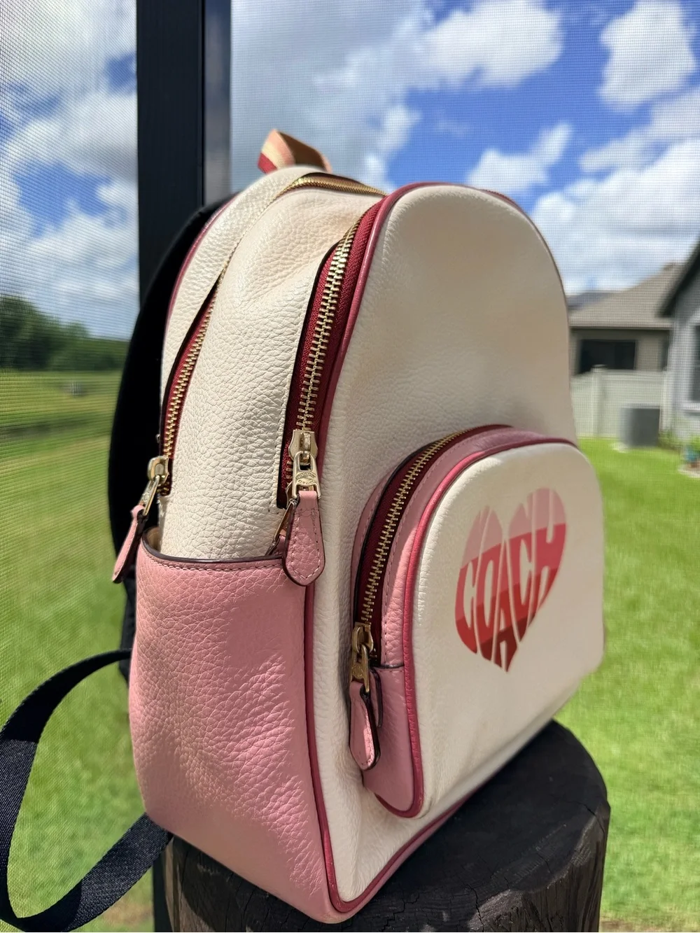 Coach court backpack